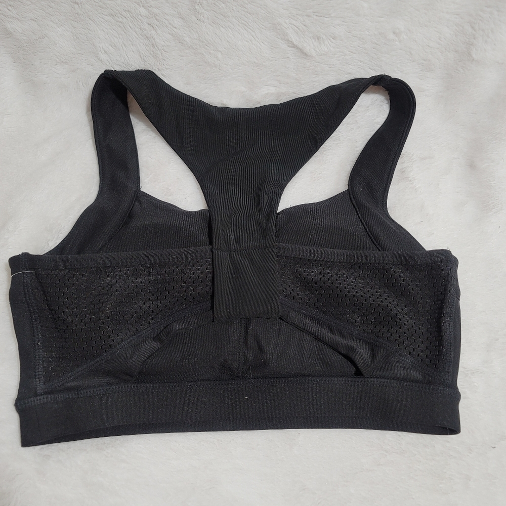 MPG pad sport bralette bra racerback black breathable XS New - Picture 4 of 7